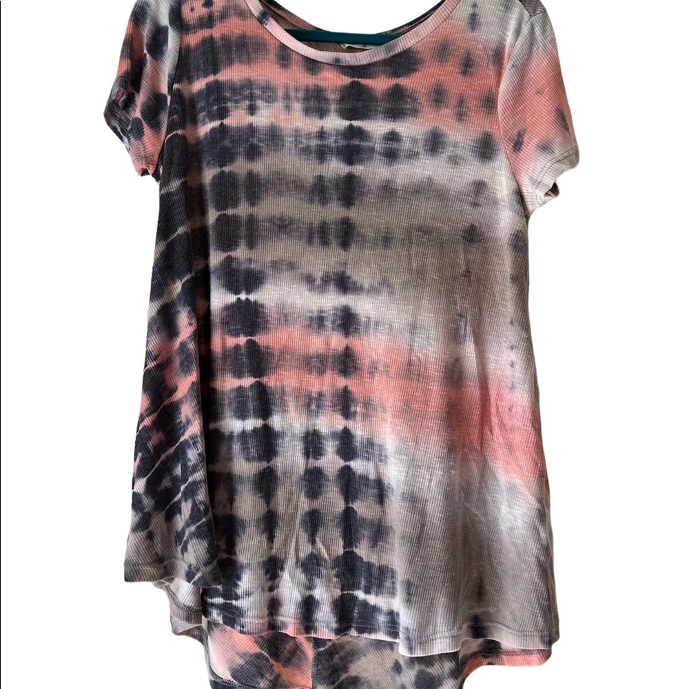 Tie dye tee tshirt tunic top